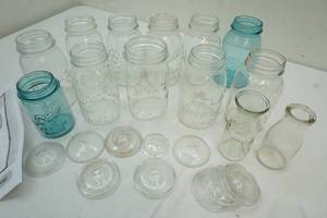 Vintage canning jars