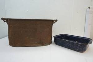 Vintage Boiler, enamel pan