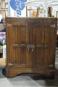 Vintage Oak Ice Box