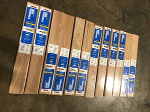 Lot of Frost King 5 in. x 12 in. Wood Interior Threshold  Customer Returns See Pictures