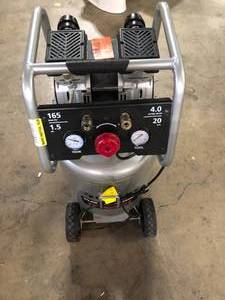 Husky 20 Gal. Vertical Electric-Powered Silent Air Compressor      Customer Returns See Pictures