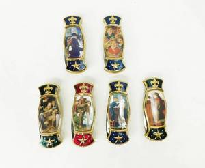 Lot of 6 Vintage Franklin Mint Boy Scout Knives Sealed Boxes