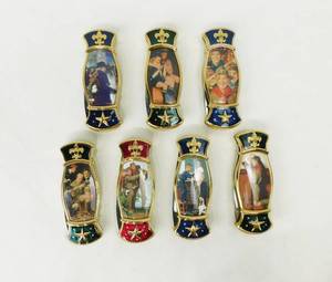 Lot of 7 Vintage Franklin Mint Boy Scout Knives Sealed Boxes