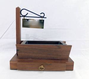 Vintage 1960s Double Deck Playing Card Desk Set