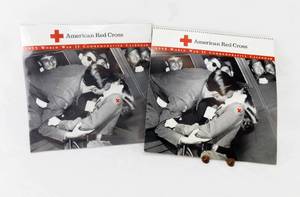 Lot of 2 1995 American Red Cross World War II Commemorative Calendars