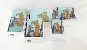 Lot of 5 Norman Rockwell Boy Scouts Cant Wait Wallets
