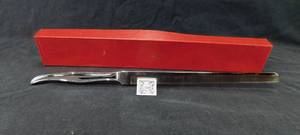 Vintage Carvel Hall Stainless Steel Cake Knife and Holder
