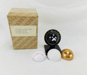 Vintage Bowling Ball Trophy Thermometer with Golf Ball, Baseball and World Design Shells