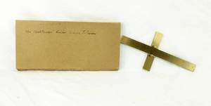 Vintage The Craftsman Golden Sliding T-Square