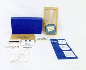 Vintage 1958 Mono Date Wall Calendar Notepad