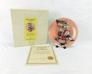 Vintage 1983 Playing Grandmother by Maud Humphrey Numbered Collector Plate