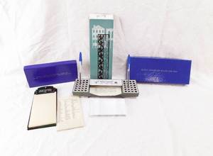 Vintage Plastic Rediclip Pad with Additional Grocery List and Orleans Pen Holder and Desk Tray