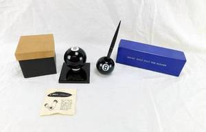 Vintage 8 Ball Noteholder and Roly Poly 8 Ball Pen Holder