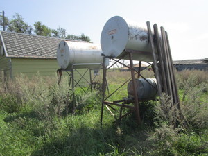 lot 45 image: (2) 300 gal Fuel Tanks