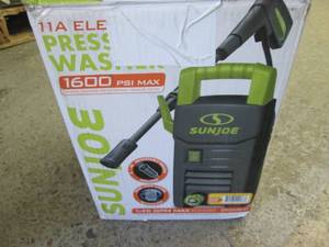 lot 1 image: Sun Joe Electric Pressure Washer op...
