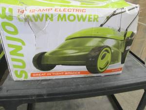 lot 3 image: Sun Joe Mow Joe 14 12-Amp Corded E...