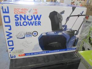 lot 9 image: Snow Joe 48V iON 20 Cordless Snow...