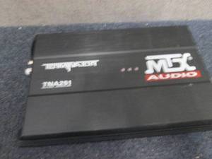 lot 39 image: MTX Terminator 1200-Watt Amplifier ...