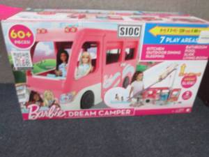 lot 52 image: Barbie Dream Camper open box Retail...
