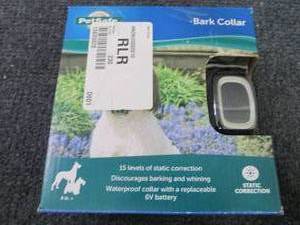 lot 59 image: PetSafe Static Bark Collar open box...