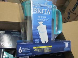 lot 118 image: 6 Brita Water Filter Pitchers for T...