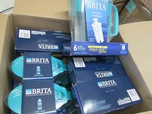 lot 119 image: 6 Brita Water Filter Pitchers for T...