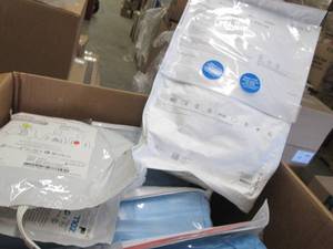 lot 144 image: One Lumen CVC  Kits & Misc Med Supp...