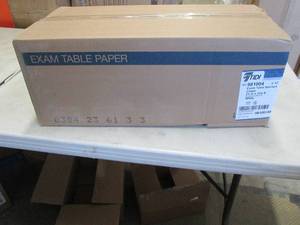 lot 146 image: Case of 12 Rolls Exam Paper Crepe B...