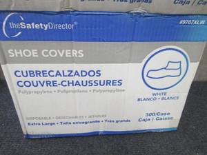 lot 154 image: Case of 300 XL White Shoe Covers...