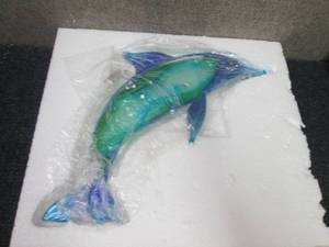lot 280 image: 2 Comfy Hour Metal Dolphin Wall Art...