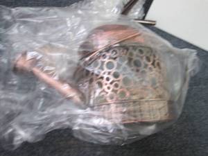 lot 316 image: Solar Watering Can Outdoor Decor...