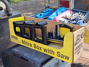 lot 452 image: Stanley Handyman Miter Box with Saw (in original packaging)