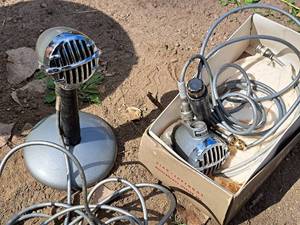 lot 470 image: Lot of (2) Vintage Astatic Microphone 9T30