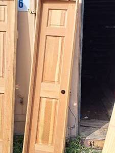 lot 517 image: Wood Door with Frame 19-12x81