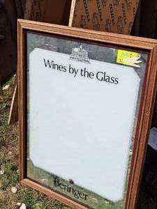 lot 523A image: Lot of (2) Beringer - Wines by the Glass Mirrors