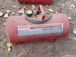 lot 541 image: Sanborn Air Compressors Portable Air Tank