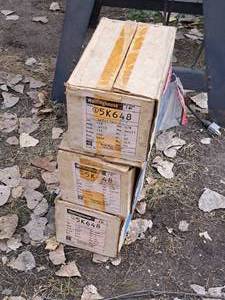 lot 505 image: Lot of (3) Westinghouse Electric Split Phase Motors (in box)