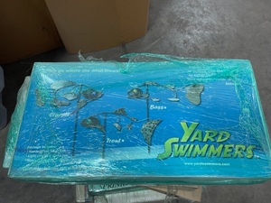 lot 145 image: Yard Swimmers Lawn Fish Wind Vanes