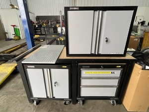 lot 94 image: Performax Tool Cabinet and Work Bench Set