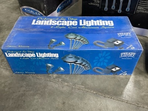 lot 103 image: 8 Light Low Voltage Landscape Lighting NEW