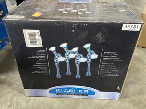 lot 110 image: Kichler Landscape 4 Head Pathlight KIt NEW