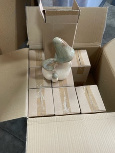 lot 111 image: Pottery Mushrooms for Outdoors NEW