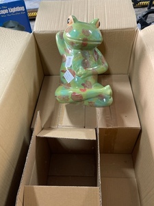 lot 113 image: Pottery Frogs for Outdoors NEW