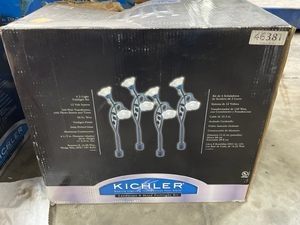 lot 115 image: Kichler Landscape 4 Head Pathlight KIt NEW