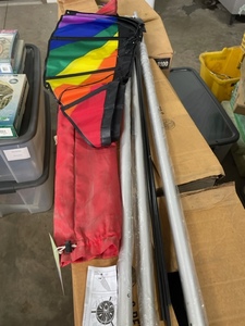 lot 124 image: Wind Garden Rainbow Wind Generator