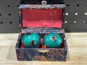 lot 32 image: Chinese Boading Health Balls