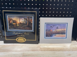 lot 33 image: Terry Redlin Small Print and Book