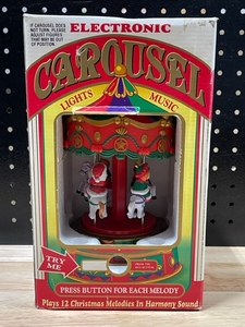 lot 51 image: Vintage Electronic Lights and Music Carousel