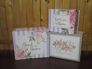 lot 85 image: Seven Nesting Gift Boxes-Home Theme
