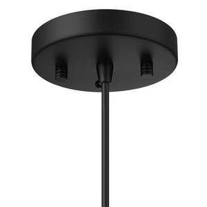 lot 97 image: OVE JOAKIM Single Pendant Dimmable LED Energy Effecient Black Finish Clear Glass
